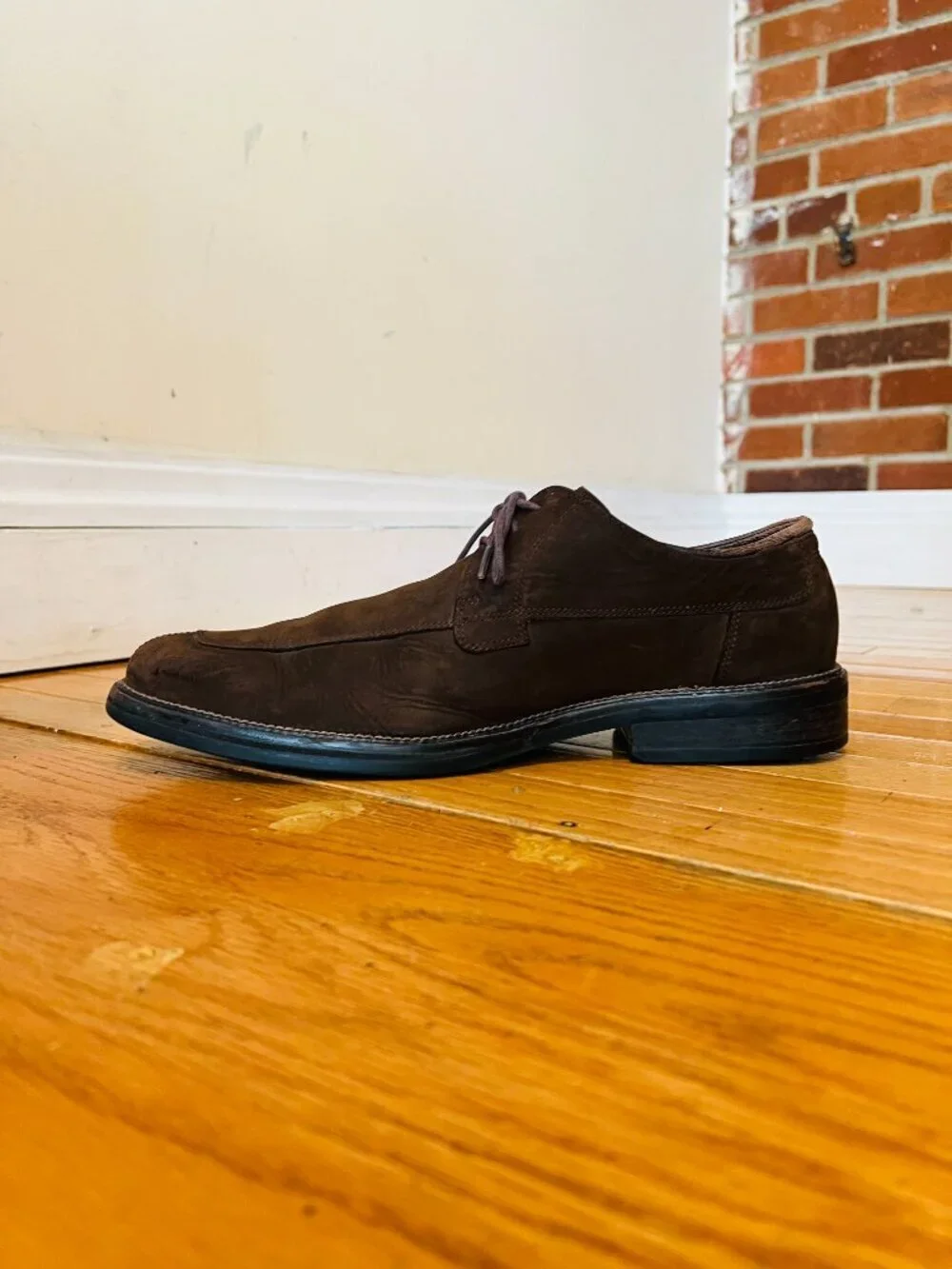 Cole Haan Lenox Hill split-toe brown leather shoes Size 10.5